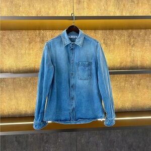 🚩steal authentic Off-White Blue Denim Jacket